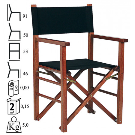 681  Sedia regista in faggio finita