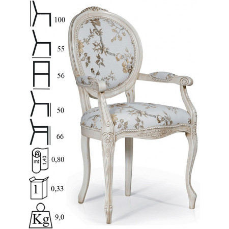 836C  Sedia capotavola in faggio grezza o finita, finiture a scelta