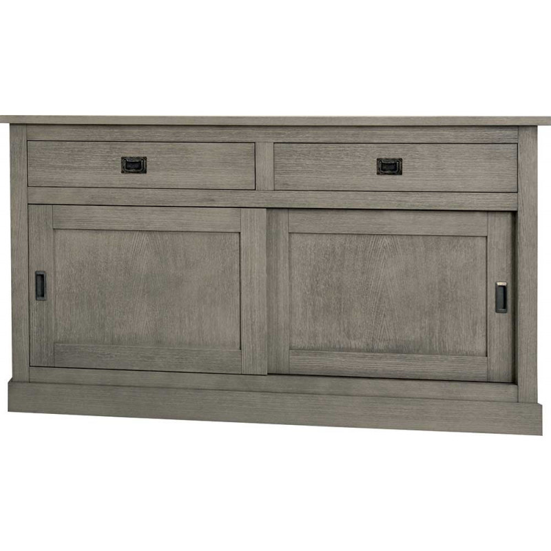 2255 Mobile credenza con porte scorrevoli impiallacciato rovere