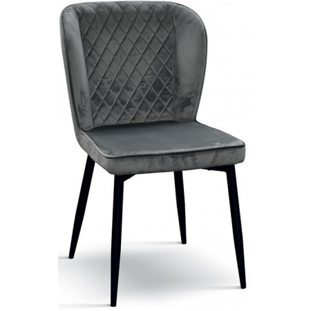 966  Sedia tappezzata in velluto 5 colori