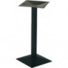BT272  Black cast iron table H73 base, max cm 80 top