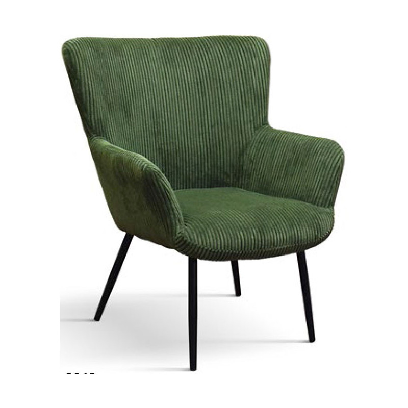 977  Poltrona tappezzata in velluto 4 colori