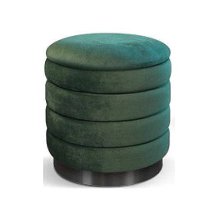 980  Pouf contenitore tappezzato con velluto 4 colori