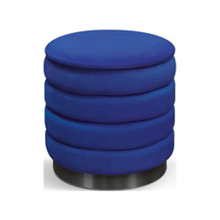 980  Pouf contenitore tappezzato con velluto 4 colori