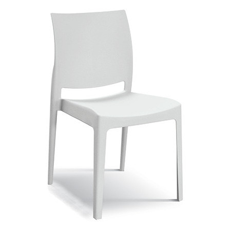 986  Sedia impilabile, struttura in polipropilene 8 colori