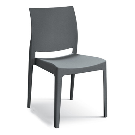 986  Sedia impilabile, struttura in polipropilene 8 colori