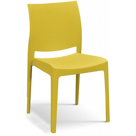 986  Sedia impilabile, struttura in polipropilene 8 colori