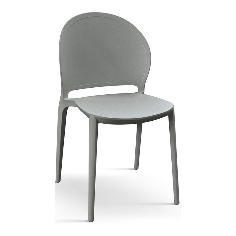 987  Sedia impilabile, struttura in polipropilene 4 colori