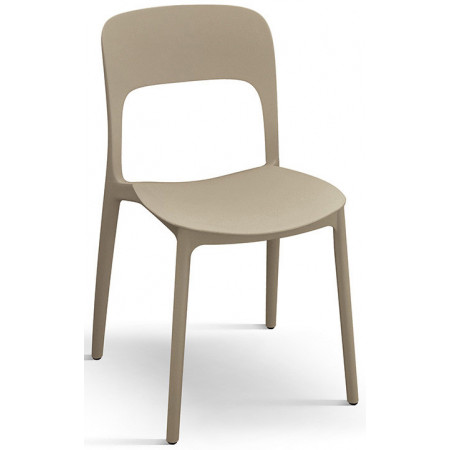 989  Sedia impilabile, struttura in polipropilene 6 colori