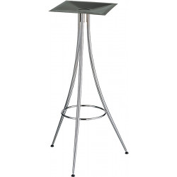 BT277  Chromed steel table base, max top cm 70