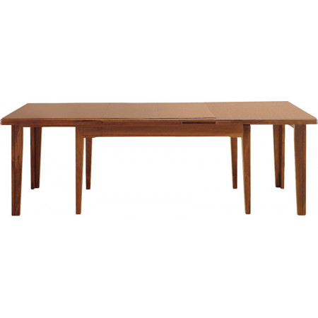 218 Raw or finished extending table with veneered top, finishing to choice