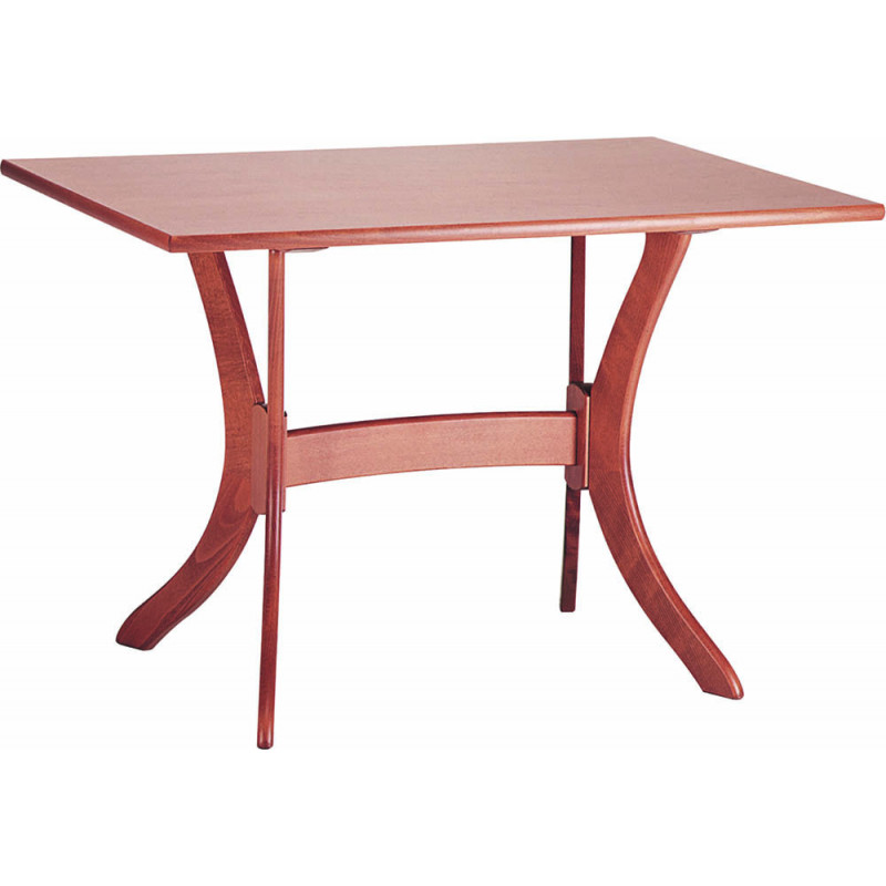 249TR  Tavolo con base e piano in faggio grezzo o finito