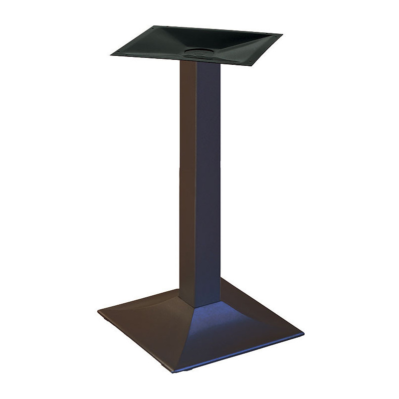 266BT  Base per tavolo in ghisa-acciaio nero, piano a scelta