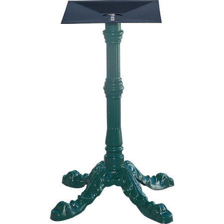 271BT  Base per tavolo in ghisa nera, piano a scelta