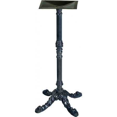 271BT  Base per tavolo in ghisa nera, piano a scelta