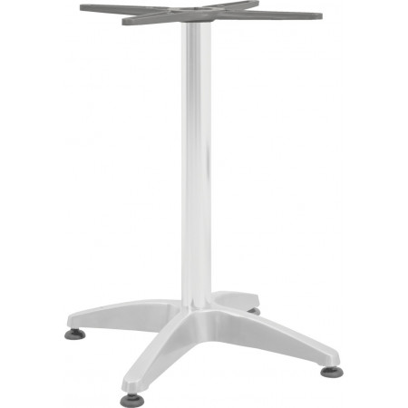 273BT  Base appesantita in alluminio lucido, bianca, o nera, piano a scelta