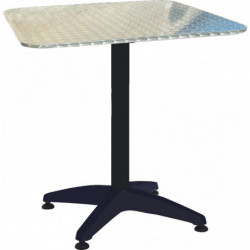 275BT  Base appesantita in alluminio lucido, bianca, o nera, piano a scelta