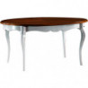 2058  Raw or finished extending table veneered top, finishes to choice