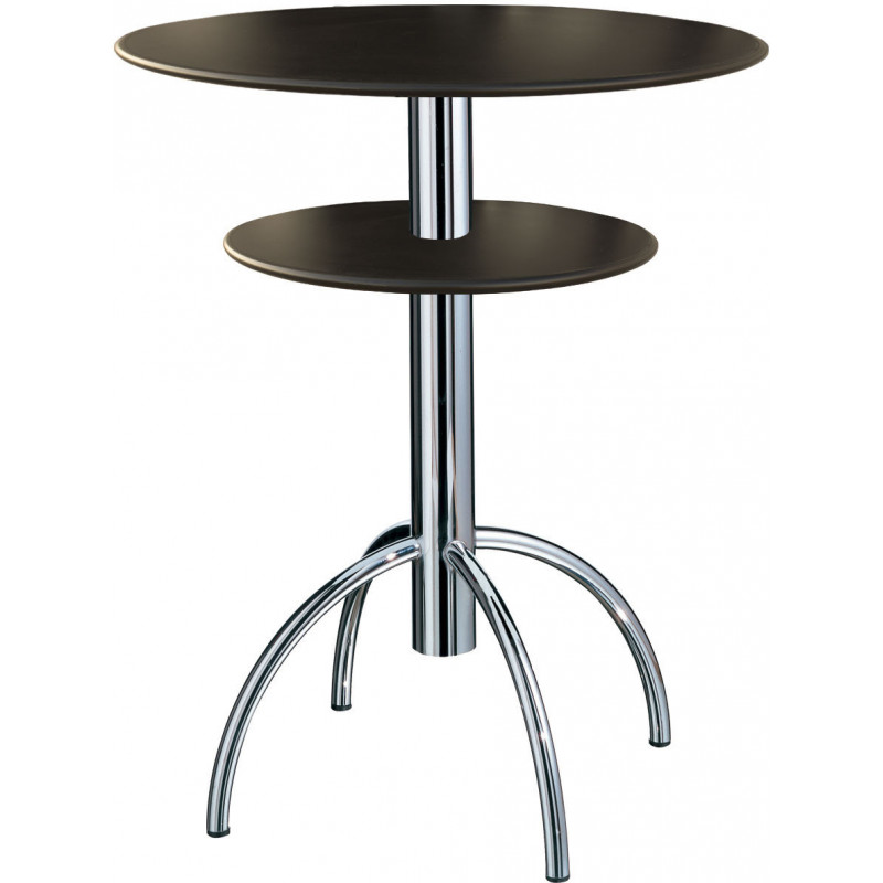 copy of copy of BT278  Chromed steel table base, max top cm 80