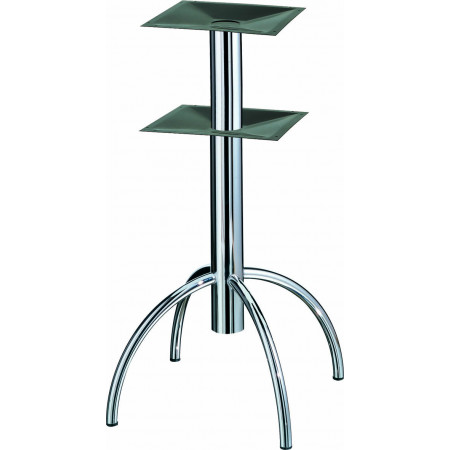 copy of copy of BT278  Chromed steel table base, max top cm 80