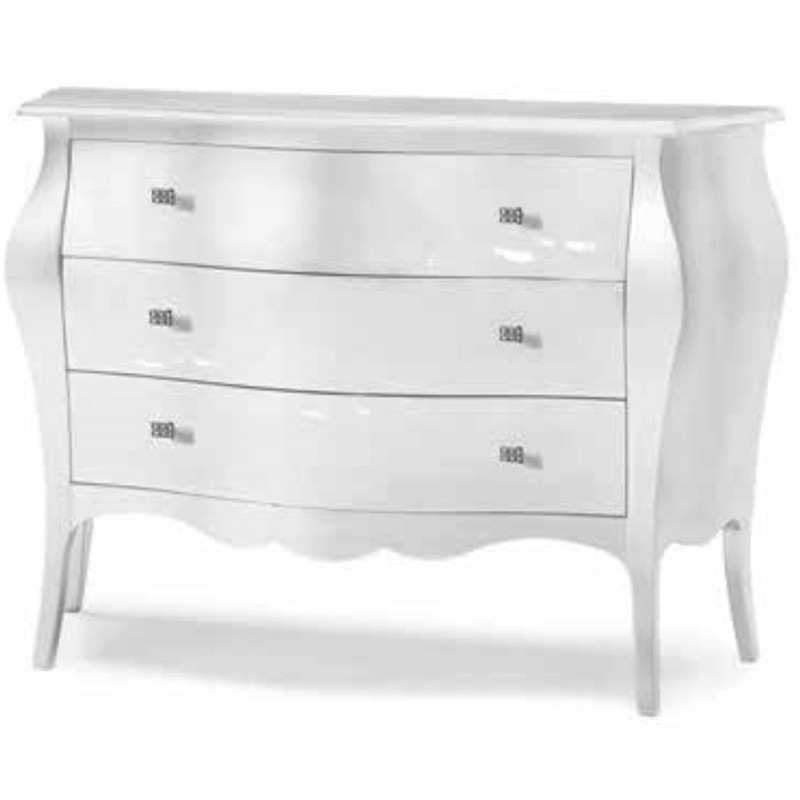 2135  Comò con 3 cassetti, grezzo o con finitura a scelta