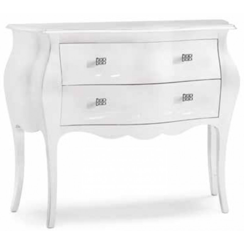 2136  Comò con 2 cassetti, grezzo o con finitura a scelta