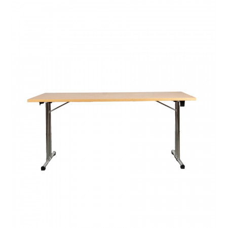 2154 Tavolo con base cromata chiudibile