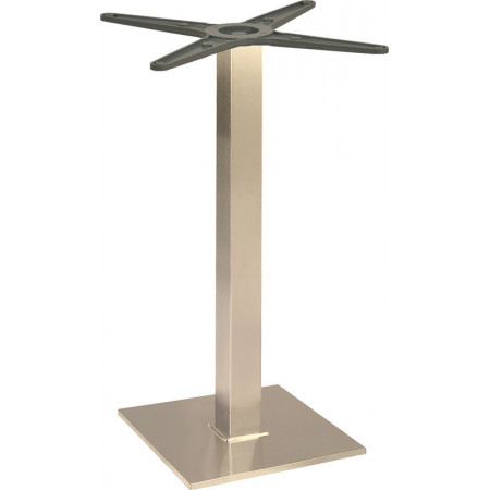 2159BT  Base per tavolo in acciaio inox o bianca, piano a scelta