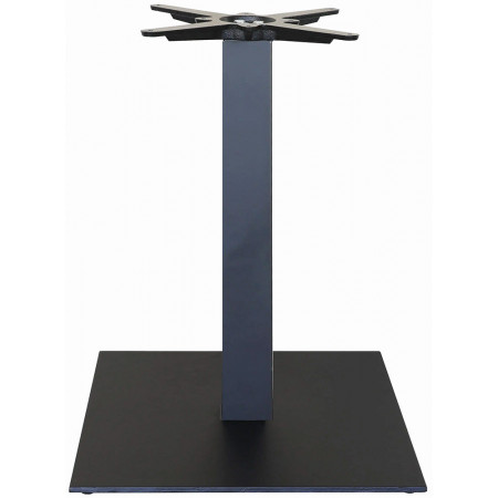 2159BTN  Base per tavolo in acciaio nero, piano a scelta
