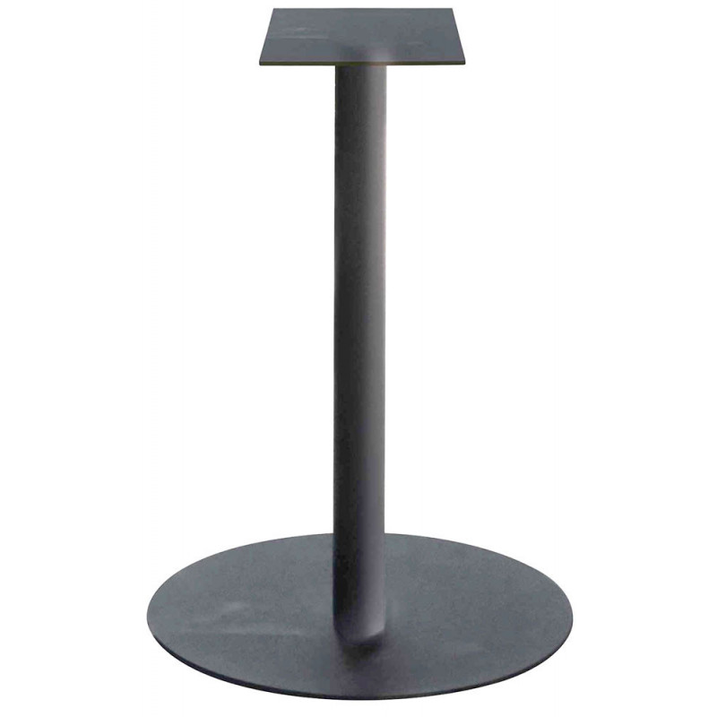 2304  Base tavolo alto cm 105 in acciaio 3 finiture, piano a scelta