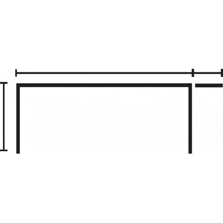 2195  Extending table with metal base and white ash wood melamine top