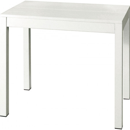 2199 Tavolo consolle allungabile con base in metallo e piano in melaminico 3 finiture