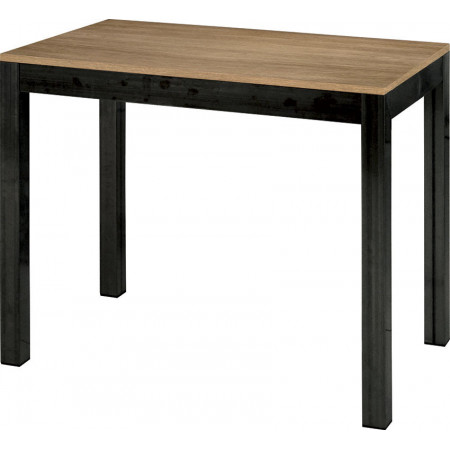 2199 Tavolo consolle allungabile con base in metallo e piano in melaminico 3 finiture