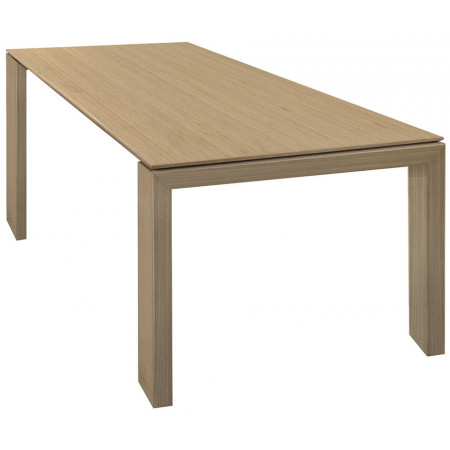 2200  Tavolo allungabile con piano in melaminico rovere