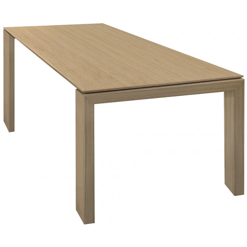 2200  Tavolo allungabile con piano in melaminico rovere