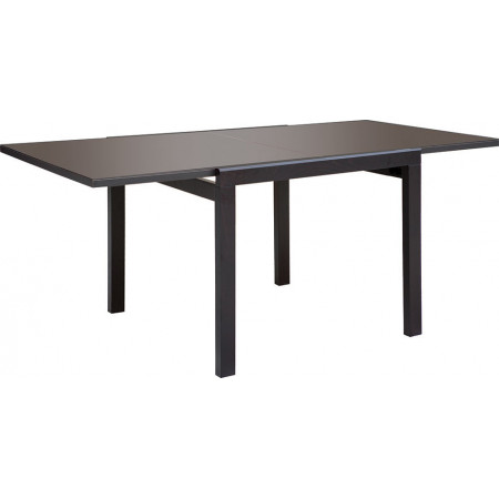 2217  Tavolo allungabile con piani a scorrimento interno in vetro fumèe