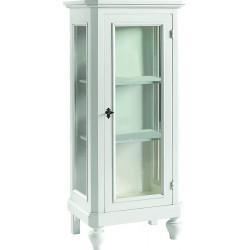 2120  Raw or finished library - crystal cabinet furniture cm 60x40 H131, finishes to choice