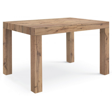 2333  Tavolo allungabile con base e piano in melaminico rovere, olmo, bianco, o grigio