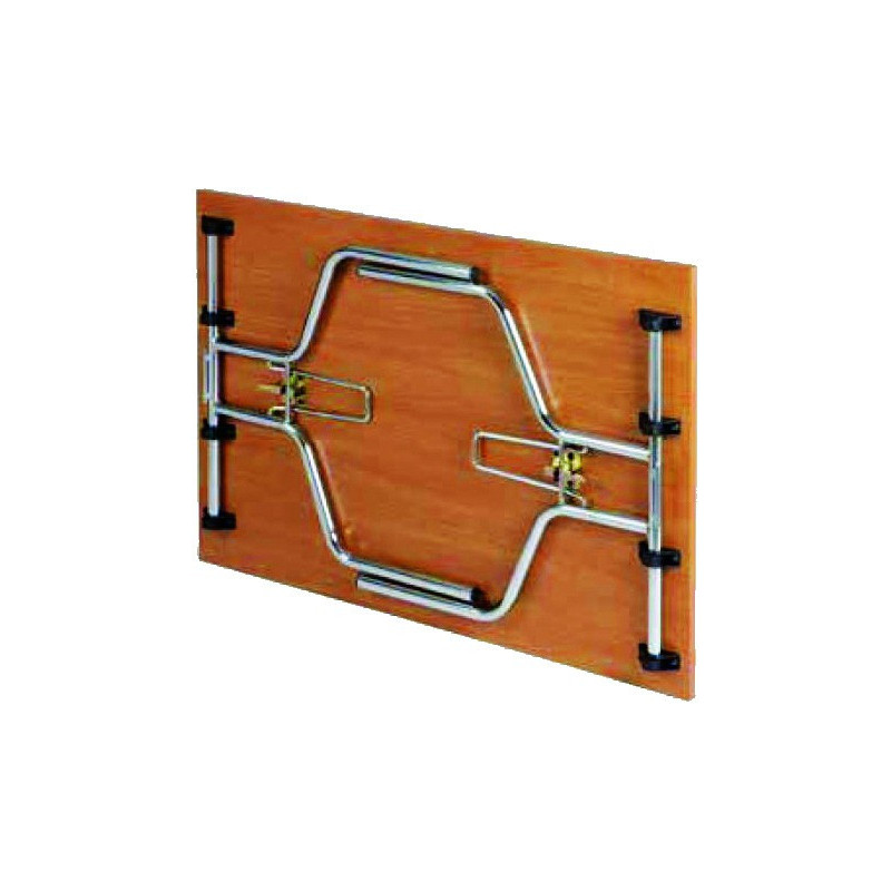 2154 Tavolo con base cromata chiudibile