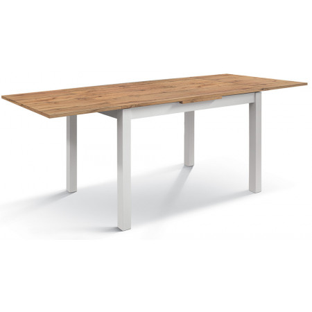 2342  Tavolo a libro o allungabile con piano in melaminico rovere