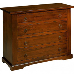 2178  Raw or finished solid poplar wood set of dresser + 2 nightstands, finishies to choice