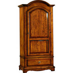 2183 Raw or finished poplar wood/tanganyika wardrobe with 1, 2 or 3 doors, finishes to choice