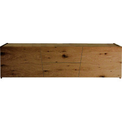 2188 Mobile credenza in rovere nodato spazzolato finitura naturale