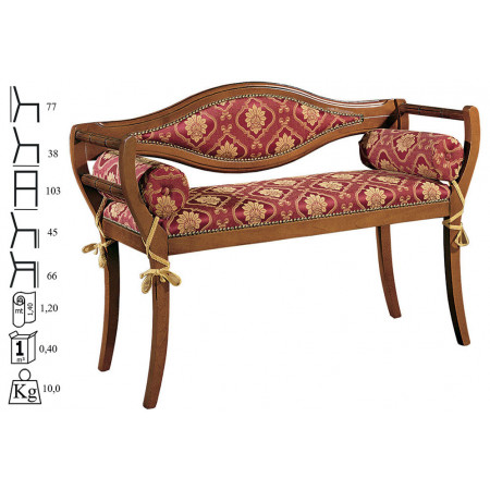 578 Sofa in raw or finished beech, finishes of your choice