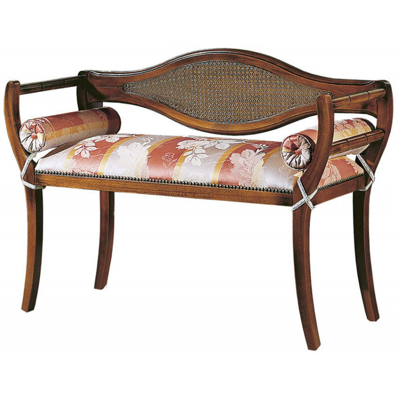 578/PV  Divanetto in faggio grezzo o finito, finiture a scelta