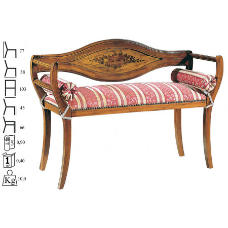 578/D  Sofa in raw or finished beech, finishes of your choice