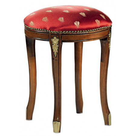 581/Q - 581/R  Stool in raw or finished beech, finishes of your choice