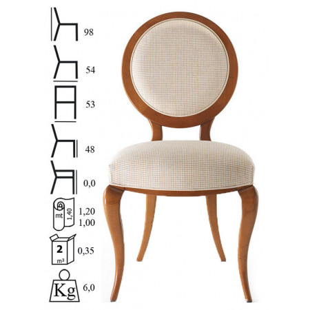 584   Raw or finished beech chair, finishes of your choice