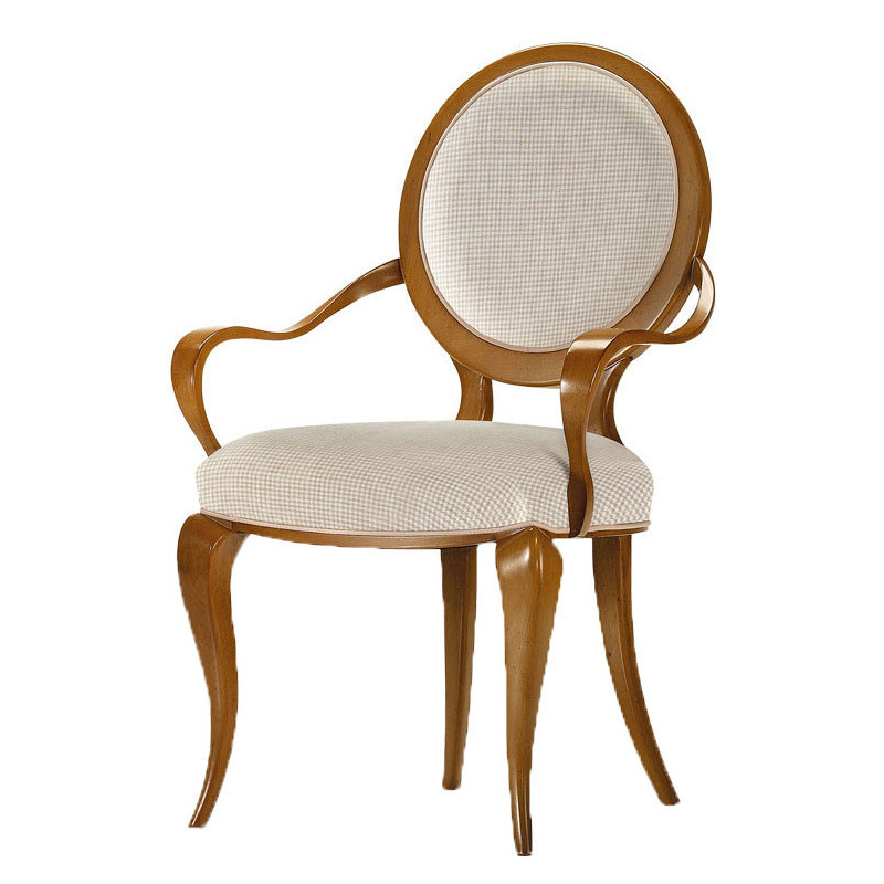 584 Beech armchair, raw or finished, finishes of your choice