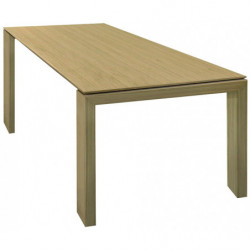 2200  Extending table with durmast wood melamine top
